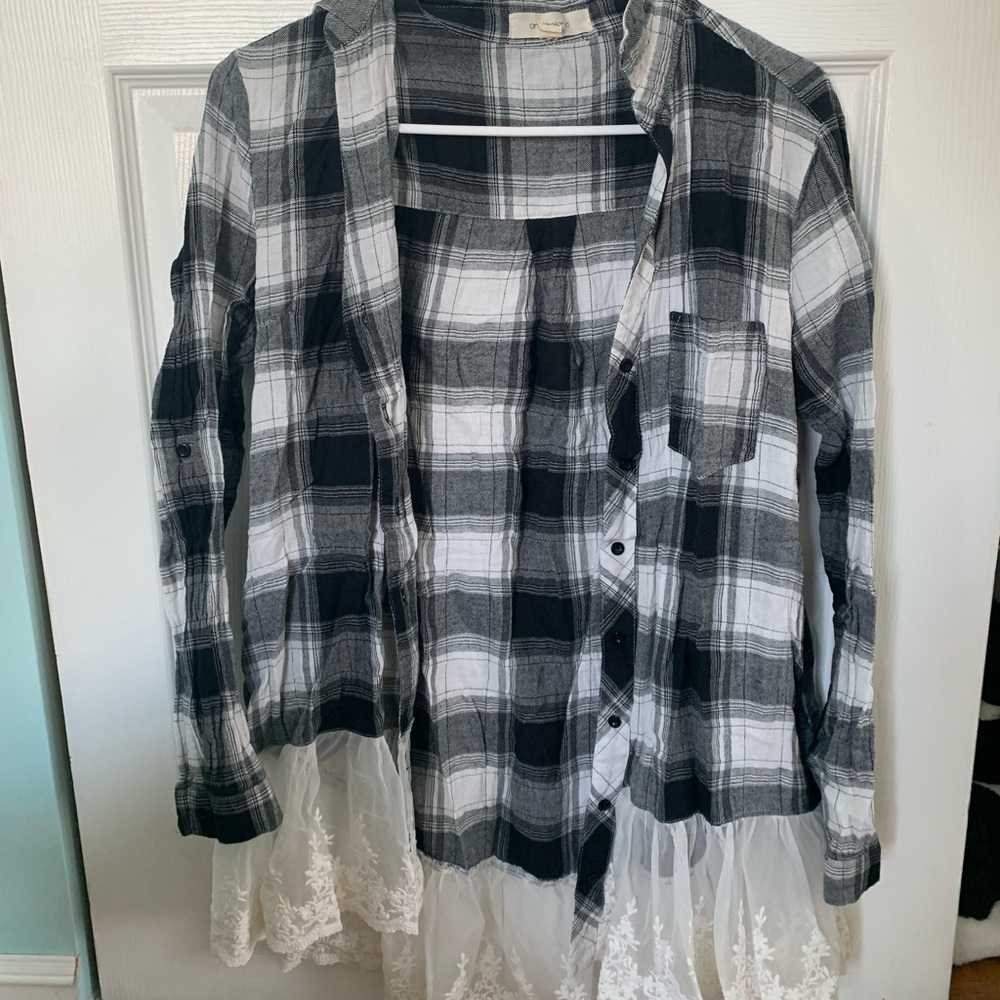 Black and white flannel